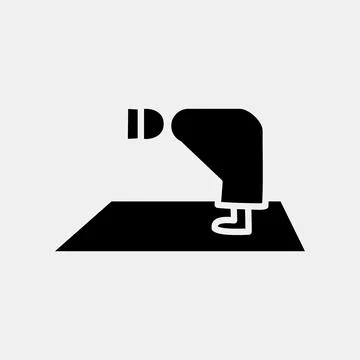 Icon pray. Islamic elements of Ramadhan, Eid Al Fitr, Eid Al Adha. Icons in.. Illustrazione stock