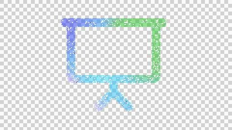 Icon presentation is made up of LED square shapes. There are bright diodes and Stock Illustration
