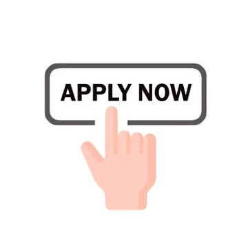 Icon press the register button Stock Illustration