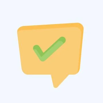 Icon Problem Solving. related to Speech symbol. flat style. design editable Illustrazione stock