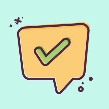 Icon Problem Solving. related to Speech symbol. MBE style. design editable 스톡 일러스트