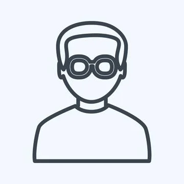 Icon Programmer. suitable for Programming symbol. line style. simple design e Stock-Illustration