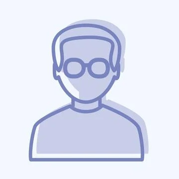 Icon Programmer. suitable for Programming symbol. two tone style. simple desi 스톡 일러스트