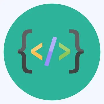 Icon Programming. suitable for Programming symbol. flat style. simple design  Stock-Illustration