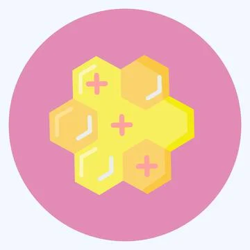 Icon Propolis. suitable for Bee Farm. Flat Style. simple design editable. des Stock Illustration