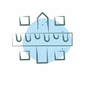 Icon Prototype. related to Creative Concept symbol. Color Spot Style. simpl.. Stock Illustration