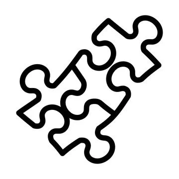 Icon Of Puzzle Decision イラスト素材