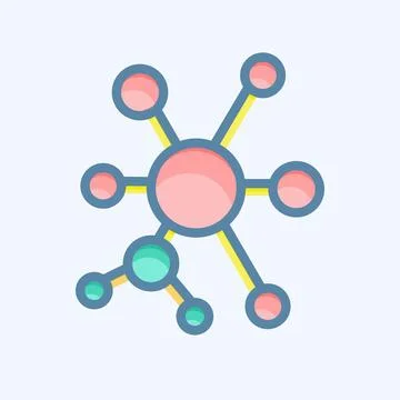 Icon Q-Learning. related to Machine Learning symbol. doodle style. simple d.. 库存插图