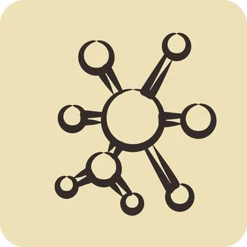 Icon Q-Learning. related to Machine Learning symbol. hand drawn style. simp.. Stock Illustration