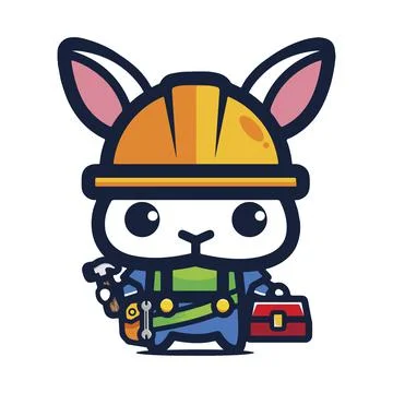 Icon rabbit Stock Illustration