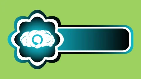 Icon rain loading on green back Stock Footage 93992450