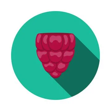 Icon Of Raspberry In Ui Colors Illustrazione stock