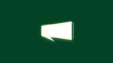 Icon with red warning stamp. Speech bubble icon symbol. Important informati.. Stock Footage 257762913