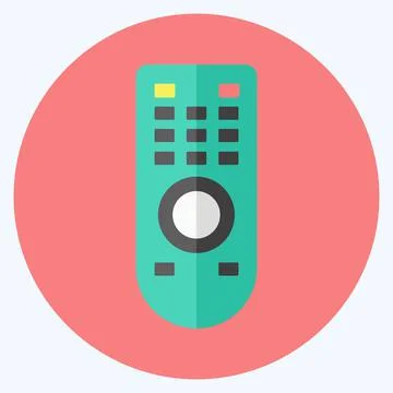 Icon Remote. suitable for Home symbol. flat style. simple design editable. de Stock Illustration