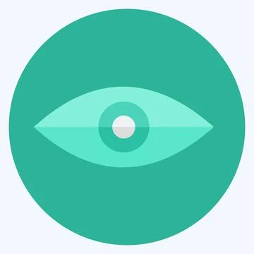 Icon Remove Red Eye. suitable for Photo Editing symbol. flat style. simple de Illustrazione stock