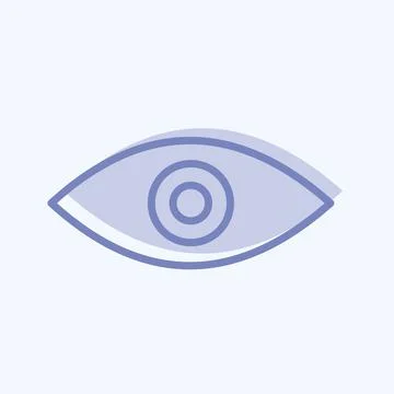 Icon Remove Red Eye. suitable for Photo Editing symbol. two tone style. simpl Illustrazione stock