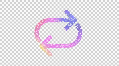 Icon repeat is made up of LED square shapes. There are bright diodes and there Stock Illustration