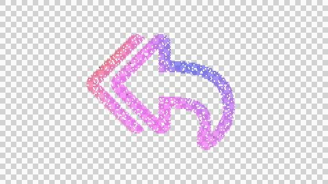 Icon reply all is made up of LED square shapes. There are bright diodes and Stock Illustration