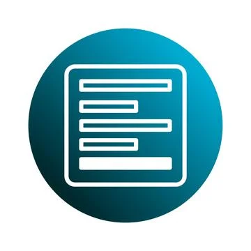 Icon representation of data chart presentation, visual graphic to share inf.. Stock Illustration