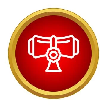 Icon representing diploma scroll with seal Stock Illustration