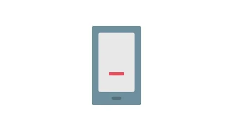 Icon representing the download option for an Android app, showcasing a red .. Stock Footage 333102533