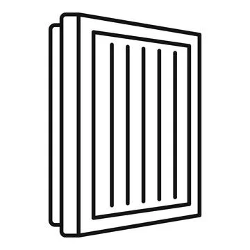 Icon representing knowledge book or a notebook Stock Illustration