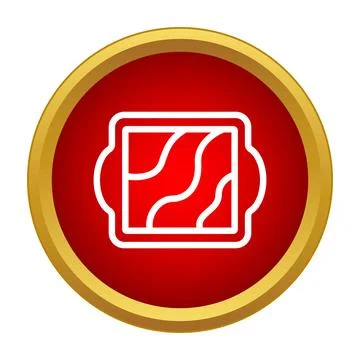 Icon representing a slab of marble or stone texture Stock Illustration