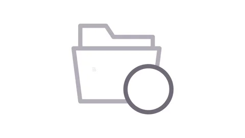 Icon representing a zip file, typically depicted as a folder with a zipper .. 스톡 동영상 334834180
