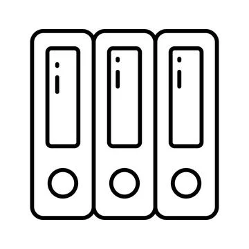 This icon represents data security for business reports, perfect for websites Illustrazione stock