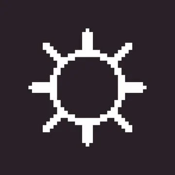 Icon of retro cartoon sun. sunlight sign イラスト素材