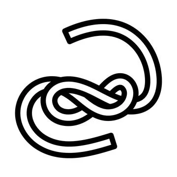 Icon Of Rope Stock Illustration