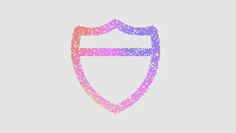 Icon route interstate is made up of LED square shapes that shimmer and flicker. Stock Footage 299780846