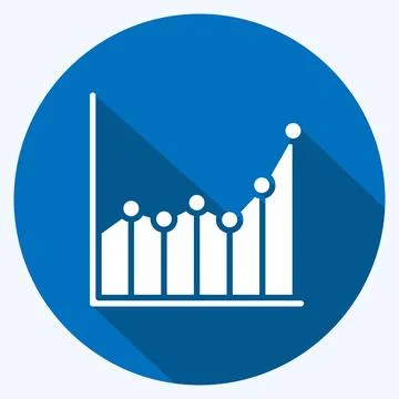 Icon Sample Data. related to Machine Learning symbol. long shadow style. si.. Stock Illustration