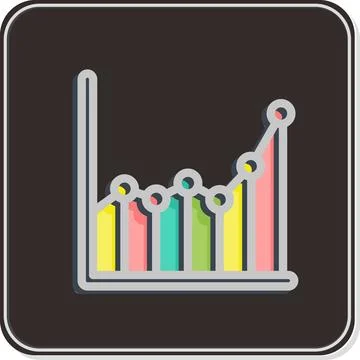 Icon Sample Data. related to Machine Learning symbol. Glossy Style. simple .. Stock Illustration