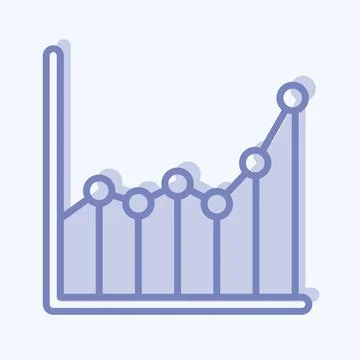 Icon Sample Data. related to Machine Learning symbol. two tone style. simpl.. Stock Illustration
