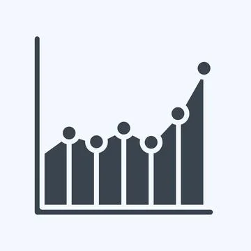 Icon Sample Data. related to Machine Learning symbol. glyph style. simple d.. 스톡 일러스트