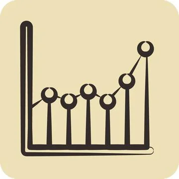 Icon Sample Data. related to Machine Learning symbol. hand drawn style. sim.. Stock Illustration