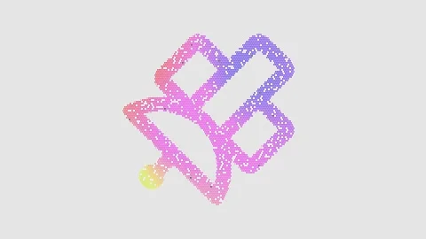 Icon satellite is made up of LED square shapes that shimmer and flicker. There Stock Footage 299782035