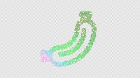 Icon sausage is made up of LED square shapes that shimmer and flicker. There are Stock Footage 299785545