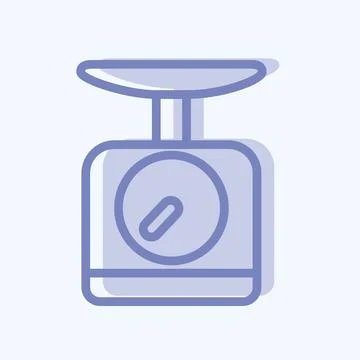Icon Scale - Two Tone Style - Simple illustration,Editable stroke Stock Illustration