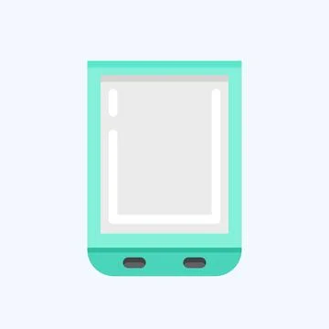 Icon Scanner. suitable for Computer Components symbol. flat style. simple des Stock Illustration
