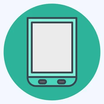 Icon Scanner. suitable for Computer Components symbol. color mate style. simp Stock Illustration