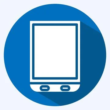 Icon Scanner. suitable for Computer Components symbol. long shadow style. sim Stock Illustration