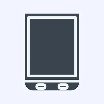 Icon Scanner. suitable for Computer Components symbol. glyph style. simple de Stock Illustration
