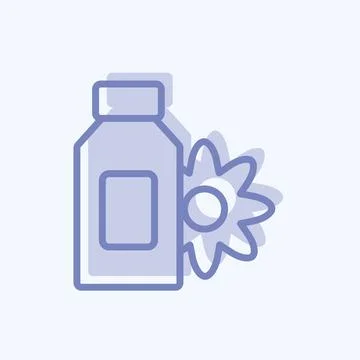 Icon Scented Lotion. suitable for Spa symbol. two tone style. simple design e Stock-Illustration