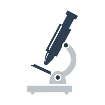 Icon Of School Microscope In Ui Colors Stock Illustration