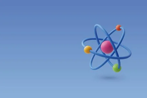 Icon Science Atom Stock Illustration