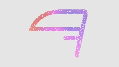 Icon scythe is made up of LED square shapes that shimmer and flicker. There are Stock Footage 299781306