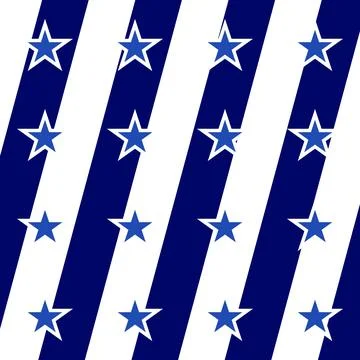 Icon, seamless pattern flag america 4 july Stock-Illustration