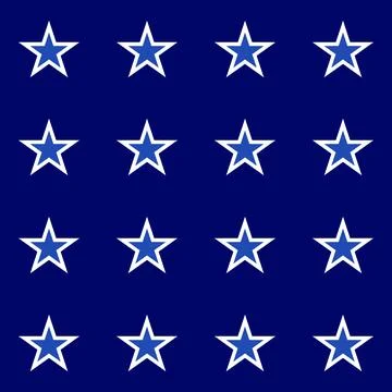 Icon, seamless pattern flag america 4 july 스톡 일러스트